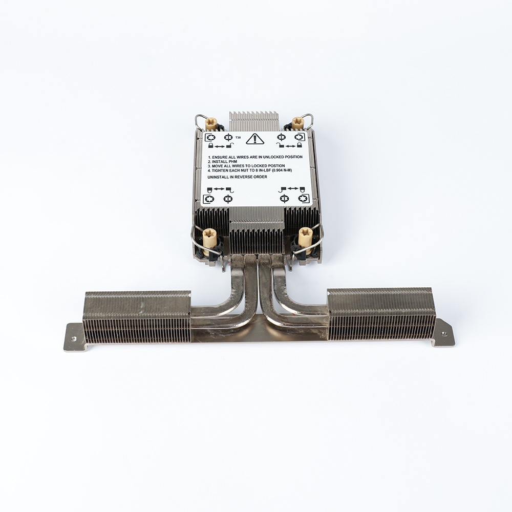 Customized fin heat pipe welding radiator module