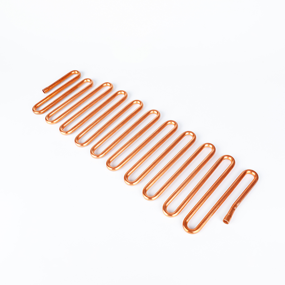 Bending of liquid cooled copper pipes