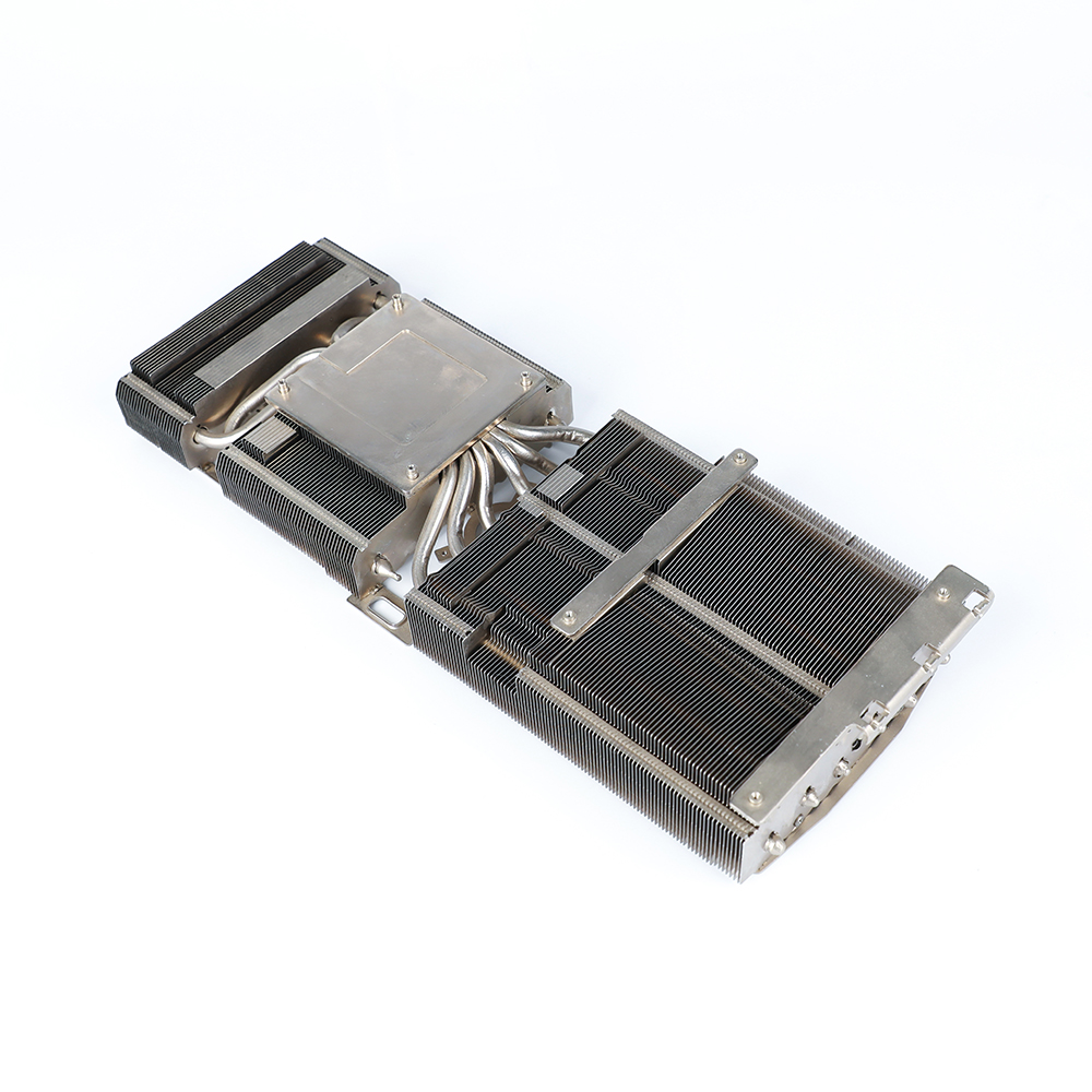 Customization of high-power graphics card heat pipe welding heat sink module